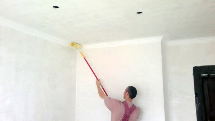 peindre le plafond sans faire de trace